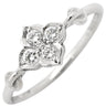 カルティエ Cartier ヒンドゥ ダイヤリング ホワイトゴールド K18WG ダイヤモンド #49(JP9) リング 指輪 ダイヤモンド 750 18K 蓮の花