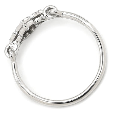 カルティエ Cartier ヒンドゥ ダイヤリング ホワイトゴールド K18WG ダイヤモンド #49(JP9) リング 指輪 ダイヤモンド 750 18K 蓮の花