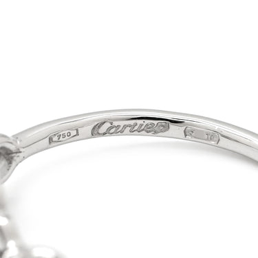 カルティエ Cartier ヒンドゥ ダイヤリング ホワイトゴールド K18WG ダイヤモンド #49(JP9) リング 指輪 ダイヤモンド 750 18K 蓮の花