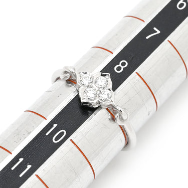 カルティエ Cartier ヒンドゥ ダイヤリング ホワイトゴールド K18WG ダイヤモンド #49(JP9) リング 指輪 ダイヤモンド 750 18K 蓮の花