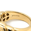 ブルガリ BVLGARI パッソドッピオ トルマリン グリーン×イエローゴールド K18YG トルマリン リング 指輪 18K YG 750 18金 10号