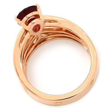ショーメ CHAUMET ジョゼフィーヌ ティアラ ピンクゴールド K18PG ダイヤモンド ルベライト #49(JP9) リング 指輪 ダイヤモンド ブリリアントカット 8.5号