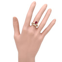 ショーメ CHAUMET ジョゼフィーヌ ティアラ ピンクゴールド K18PG ダイヤモンド ルベライト #49(JP9) リング 指輪 ダイヤモンド ブリリアントカット 8.5号