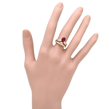 ショーメ CHAUMET ジョゼフィーヌ ティアラ ピンクゴールド K18PG ダイヤモンド ルベライト #49(JP9) リング 指輪 ダイヤモンド ブリリアントカット 8.5号