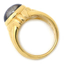 ブルガリ BVLGARI アイオライト パープル×イエローゴールド K18YG アイオライト リング 指輪 青紫 18K YG 750 10号