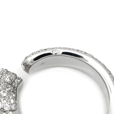 カルティエ Cartier パンテール ドゥ カルティエ パヴェダイヤ N4224900 ホワイトゴールド K18WG ダイヤモンド エメラルド オニキス #53(JP13) リング 指輪 ミディアム 750 18K 10.5号