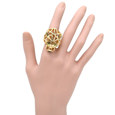カルティエ Cartier パンテール ドゥ カルティエ N4722500 イエローゴールド K18YG オニキス ツァボライト #52(JP12) リング 指輪 750YG 18K オニキス ツァボライト 11.5号