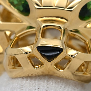 カルティエ Cartier パンテール ドゥ カルティエ N4722500 イエローゴールド K18YG オニキス ツァボライト #52(JP12) リング 指輪 750YG 18K オニキス ツァボライト 11.5号