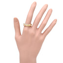 カルティエ Cartier トリニティクラシック 3Pダイヤ ホワイトゴールド×イエローゴールド×ピンクゴールド K18WG K18YG K18PG ダイヤモンド #56(JP16) リング 指輪 3連 3カラー 18K 750 16号