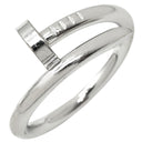 カルティエ Cartier ジュストアンクル クラシックモデル B4099200 ホワイトゴールド K18WG #59(JP19) リング 指輪 18K 750WG 釘モチーフ 19号