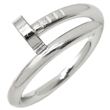 カルティエ Cartier ジュストアンクル クラシックモデル B4099200 ホワイトゴールド K18WG #59(JP19) リング 指輪 18K 750WG 釘モチーフ 19号