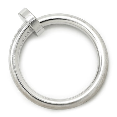カルティエ Cartier ジュストアンクル クラシックモデル B4099200 ホワイトゴールド K18WG #59(JP19) リング 指輪 18K 750WG 釘モチーフ 19号