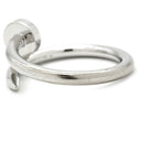 カルティエ Cartier ジュストアンクル クラシックモデル B4099200 ホワイトゴールド K18WG #59(JP19) リング 指輪 18K 750WG 釘モチーフ 19号
