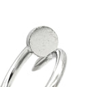 カルティエ Cartier ジュストアンクル クラシックモデル B4099200 ホワイトゴールド K18WG #59(JP19) リング 指輪 18K 750WG 釘モチーフ 19号