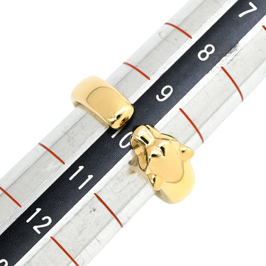 カルティエ Cartier パンテール ドゥ カルティエ SM B4230100 イエローゴールド K18YG オニキス ツァボライト #50(JP10) リング 指輪 750 YG オニキス ツァボライト 9.5号