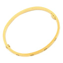 カルティエ Cartier LOVE ラブブレスレット SM B6079117 イエローゴールド K18YG #17 ブレスレット 750 18K YG バングル