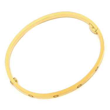 カルティエ Cartier LOVE ラブブレスレット SM B6079117 イエローゴールド K18YG #17 ブレスレット 750 18K YG バングル