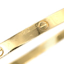 カルティエ Cartier LOVE ラブブレスレット SM B6079117 イエローゴールド K18YG #17 ブレスレット 750 18K YG バングル