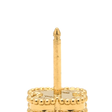 ヴァンクリーフアーペル Van Cleef & Arpels スウィート アルハンブラ VCARA44800 パールホワイト×イエローゴールド K18YG マザーオブパール ピアス 750 18K 18金 マザーオブパール