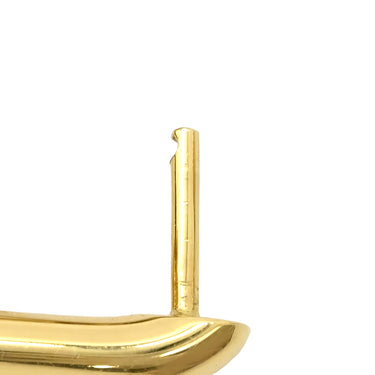ティファニー Tiffany & Co ハードウェア ミディアム リンクピアス イエローゴールド K18YG ピアス T&Co. Au750 18K YG ゲージリンク