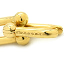 ティファニー Tiffany & Co ハードウェア ミディアム リンクピアス イエローゴールド K18YG ピアス T&Co. Au750 18K YG ゲージリンク