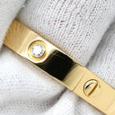 カルティエ Cartier LOVE ラブブレス 旧型 ハーフダイヤ イエローゴールド K18YG ダイヤモンド #17 ブレスレット Au750 18K 18金 6P 6石