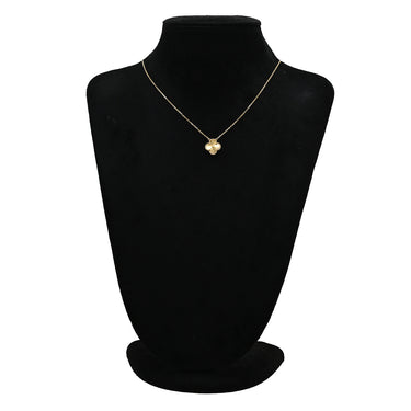 ヴァンクリーフアーペル Van Cleef & Arpels ヴィンテージ アルハンブラ ペンダント VCARP4KL00 イエローゴールド K18YG ネックレス Au750 18K ギヨシェ