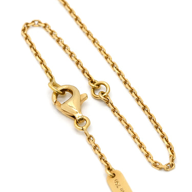 ヴァンクリーフアーペル Van Cleef & Arpels ヴィンテージ アルハンブラ ペンダント VCARA45800 ブラック×イエローゴールド K18YG オニキス ネックレス Au750 18K 黒 オニキス