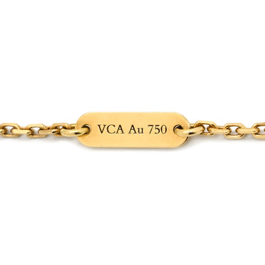 ヴァンクリーフアーペル Van Cleef & Arpels ヴィンテージ アルハンブラ ペンダント VCARA45800 ブラック×イエローゴールド K18YG オニキス ネックレス Au750 18K 黒 オニキス