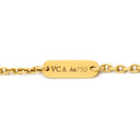 ヴァンクリーフアーペル Van Cleef & Arpels ヴィンテージ アルハンブラ ペンダント VCARD38500 レッド×イエローゴールド K18YG カーネリアン ネックレス Au750 18K 赤 カーネリアン