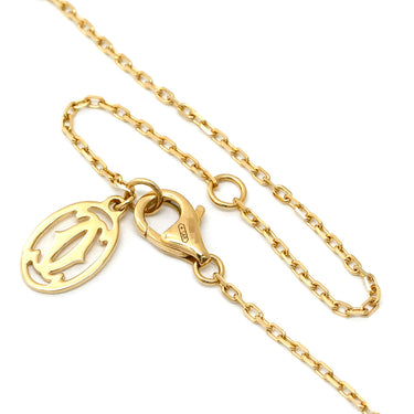 カルティエ Cartier ダムール LM B7215500 イエローゴールド K18YG ダイヤモンド ネックレス Au750 18K 18金 1P 1石 1粒 ダイヤモンド ラージモデル