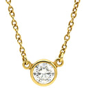ティファニー Tiffany & Co バイザヤード シングルダイヤモンド ペンダント イエローゴールド K18YG ダイヤモンド ネックレス T＆Co. 18K 750YG エルサペレッティ