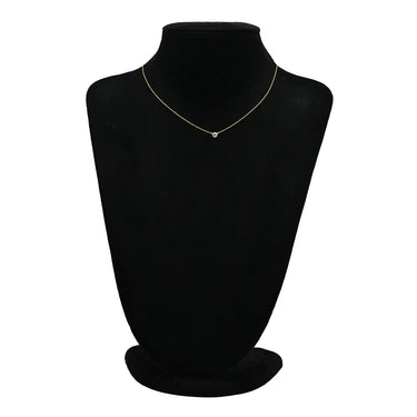 ティファニー Tiffany & Co バイザヤード シングルダイヤモンド ペンダント イエローゴールド K18YG ダイヤモンド ネックレス T＆Co. 18K 750YG エルサペレッティ