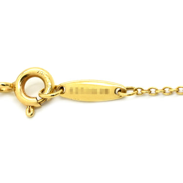 ティファニー Tiffany & Co バイザヤード シングルダイヤモンド ペンダント イエローゴールド K18YG ダイヤモンド ネックレス T＆Co. 18K 750YG エルサペレッティ
