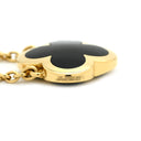 ヴァンクリーフアーペル Van Cleef & Arpels ピュア アルハンブラ VCARB13900 ブラックXイエローゴールド K18YG オニキス ネックレス 750YG 18K 18金 オニキス