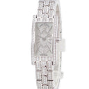 腕時計 ハリーウィンストン Harry Winston アヴェニュー C ミニ エリプティック AVCQHM16WW054 クオーツ レディース K18WG無垢 純正ダイヤ