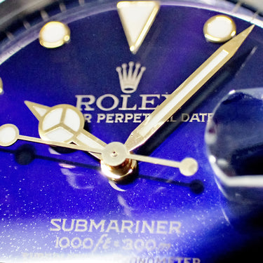 腕時計 ロレックス ROLEX サブマリーナー デイト 16613 L番 自動巻き メンズ OH済 L番 K18YG×SS コンビ ヴァイオレット 青サブ