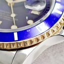 腕時計 ロレックス ROLEX サブマリーナー デイト 16613 L番 自動巻き メンズ OH済 L番 K18YG×SS コンビ ヴァイオレット 青サブ