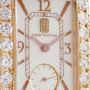 腕時計 ハリーウィンストン Harry Winston レディ アヴェニュー オーロラ 310LQR クオーツ レディース K18PG無垢 ダイヤ ホワイト シェル