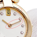 腕時計 ハリーウィンストン Harry Winston プルミエール クオーツ レディース K18YG無垢 イエローゴールド 純正ダイヤ ラウンド