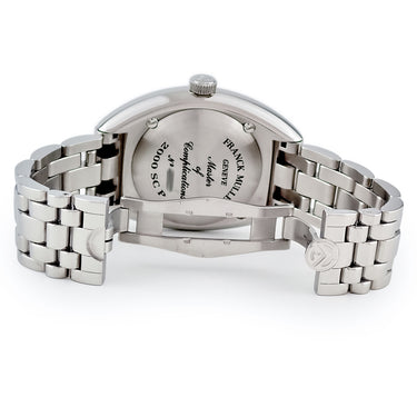 腕時計 フランクミュラー FRANCK MULLER トランスアメリカ 2000SCP 自動巻き メンズ ブラック デイト ギョーシェ 青針 アラビア
