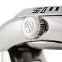 腕時計 フランクミュラー FRANCK MULLER トランスアメリカ 2000SCP 自動巻き メンズ ブラック デイト ギョーシェ 青針 アラビア