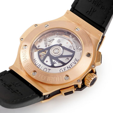 腕時計 ウブロ HUBLOT ビッグバン アエロバン 311.PX.1180.GR.1704 自動巻き メンズ K18RG無垢 純正ダイヤ スケルトン ブラック