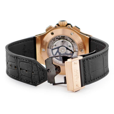 腕時計 ウブロ HUBLOT ビッグバン アエロバン 311.PX.1180.GR.1704 自動巻き メンズ K18RG無垢 純正ダイヤ スケルトン ブラック