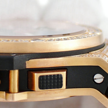 腕時計 ウブロ HUBLOT ビッグバン アエロバン 311.PX.1180.GR.1704 自動巻き メンズ K18RG無垢 純正ダイヤ スケルトン ブラック