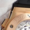 腕時計 ウブロ HUBLOT ビッグバン アエロバン 311.PX.1180.GR.1704 自動巻き メンズ K18RG無垢 純正ダイヤ スケルトン ブラック