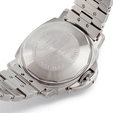 腕時計 パネライ PANERAI ルミノール GMT PAM00159 F番 自動巻き メンズ F番 ブラック スモールセコンド デイト アラビア ドット