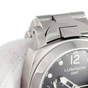 腕時計 パネライ PANERAI ルミノール GMT PAM00159 F番 自動巻き メンズ F番 ブラック スモールセコンド デイト アラビア ドット