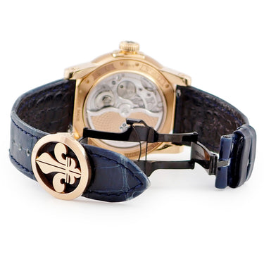 腕時計 ルイ・モネ LOUIS MOINET テンポグラフ クローム LM-50.50.20 自動巻き メンズ K18RG無垢 スケルトン レトログラード 限定12本