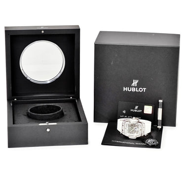 腕時計 ウブロ HUBLOT スピリット オブ ビッグバン ムーンフェイズ チタニウム 647.NE.2070.RW.1604 自動巻き メンズ 純正ダイヤ